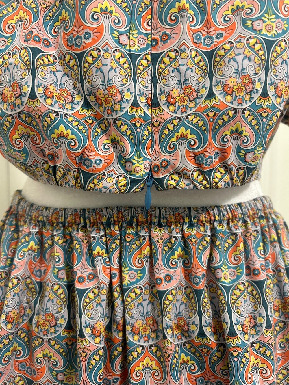 J. Crew Crew Liberty Side Cutout Dress In Giorga Duke Print Size 8 Style# BG128 - Picture 10 of 12